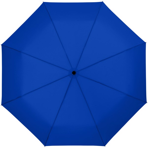Ombrello pieghevole Wali da 21" con apertura automatica - Blu royal