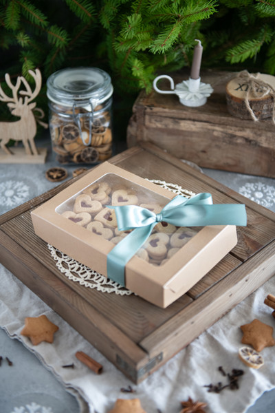 Bezlepkové linecké srdiečka 250g