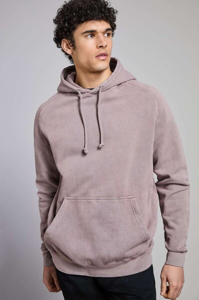Vintage Raglan Hoodie - Vintage Black / L
