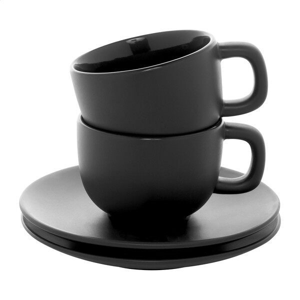 Sada Šálok Na Cappuccino Caturra Plus - Black