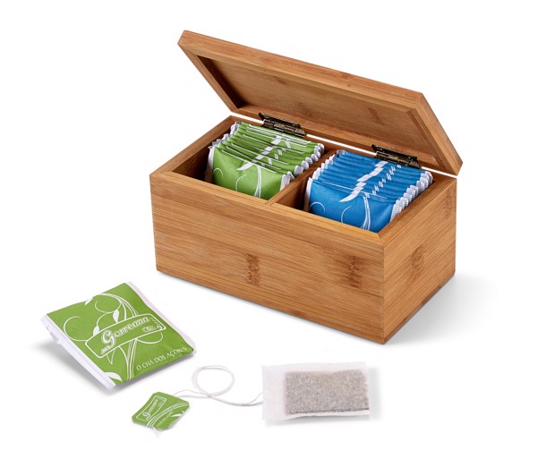 PS - BURDOCK. Bamboo tea box
