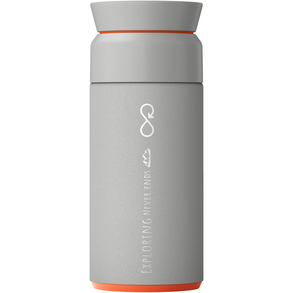Copo térmico de 350 ml Ocean Bottle - Cinzento pedra
