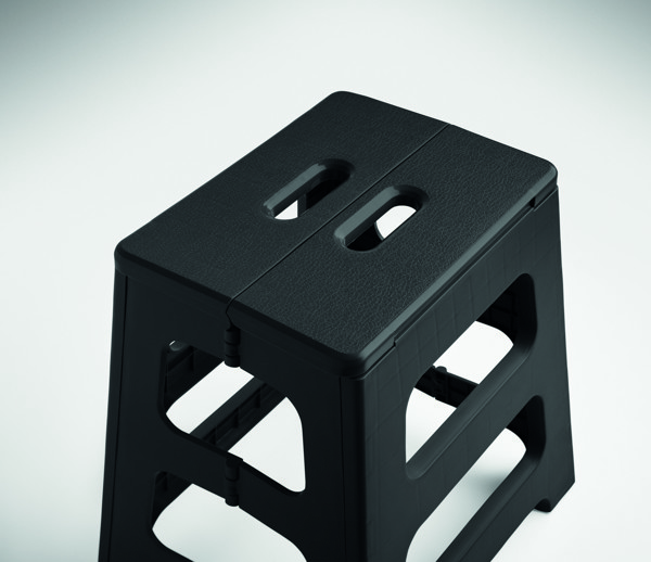 Sgabello portatile pieghevole Jak - Nero