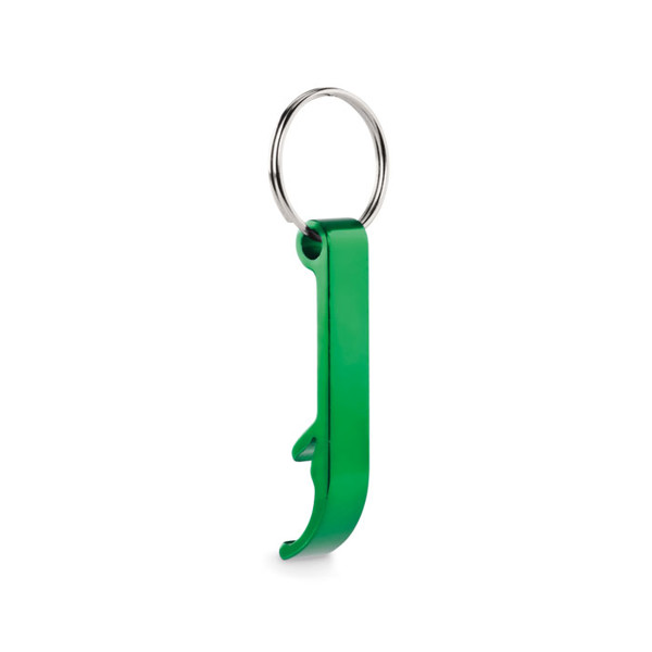 Ovikey key ring,bottle opener,recycled aluminium - Green