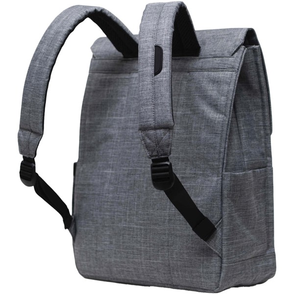 Herschel City plecak z materiałów z recyklingu o pojemności 16 l - Wrzosowo-szary