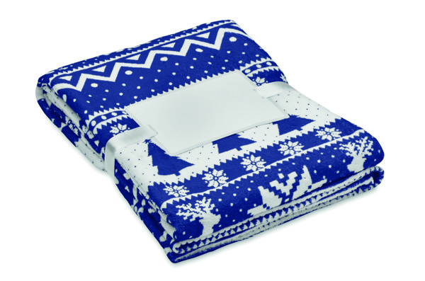Couverture en RPET 190 gr/m². Tosti - Bleu