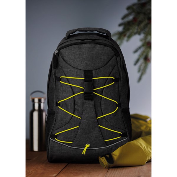 Glow in the dark backpack Glow Monte Lema - Green