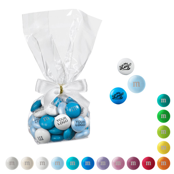 Personalised M&M's® In Promotion Bag, With Ribbon, 
40 G