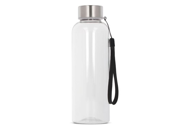 Water bottle Jude R-PET 500ml - Transparent / Black