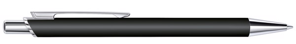 Senator® Arvent Soft Touch, Push Ball Pen - Black