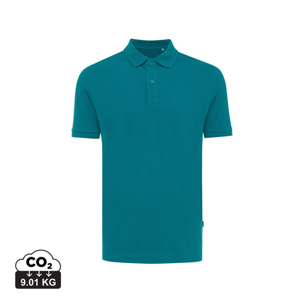 Polo en coton piqué et recyclé Iqoniq Yosemite - Verdigris / XL