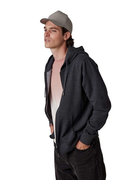 Sandwich Peak Cap - 5 Panels - White / Navy