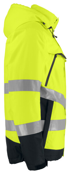 6441 padded jacket HV Yellow/Black L