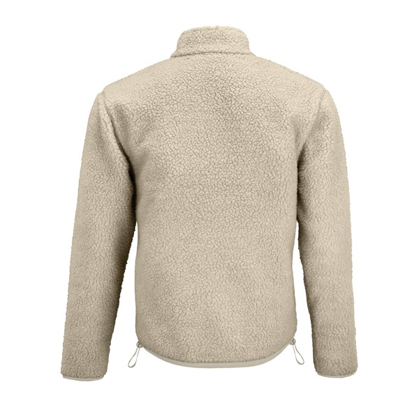 Sol's Fury - Unisex Sherpa Jacket - Shear Beige / Beige / XL