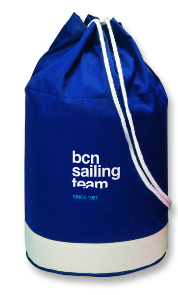 Saco de algodão bicolor Yatch