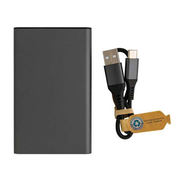 Xd Xclusive powerbank recikliran aluminij, 5000 mAh