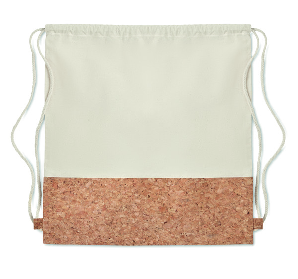 Illa torba z vrvico bombaž 160g/m² 41x38cm - Bež