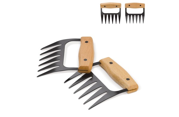 Meat claws metal - Wood