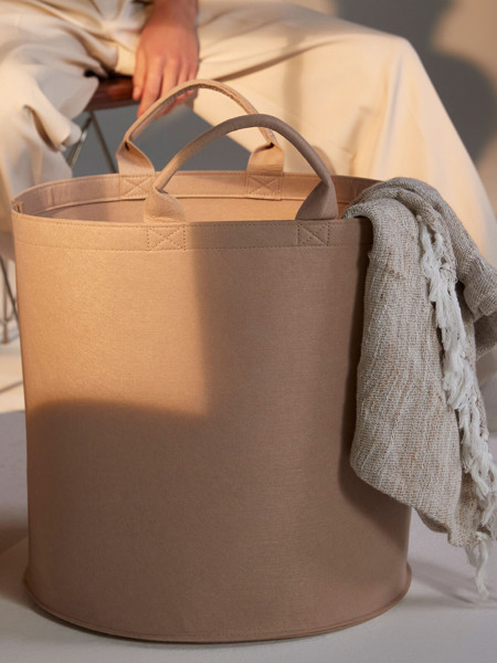 Felt Trug - Soft White