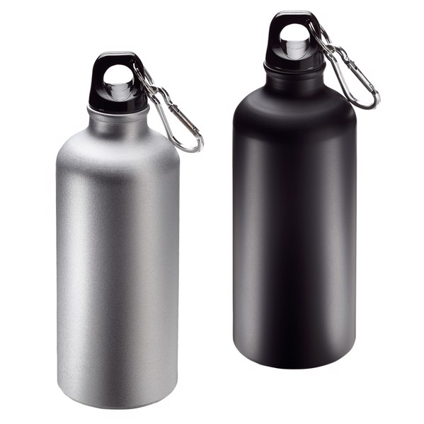 Bouteille En Aluminium "Sportive" 0,6 L Mate - Argent