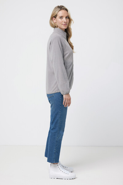 Mikrofleecová bunda IQONIQ Talung 240 g/m² - Storm Grey / 2XL