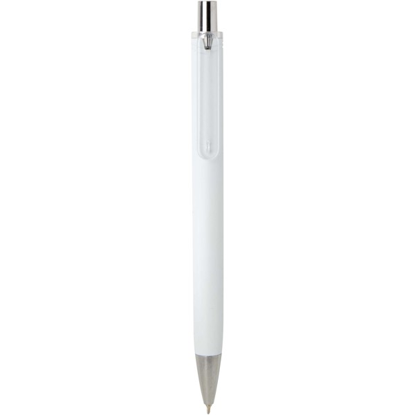 Feld RCS recycled ballpoint pen with metallic finish (black ink) - White