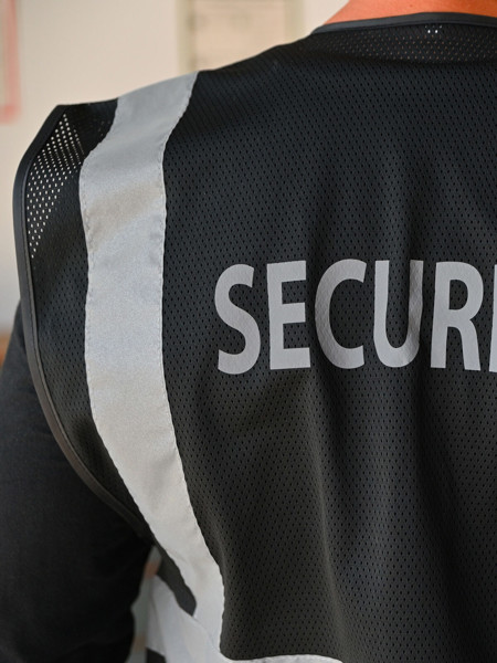 Security Safety Mesh Vest - Black / 4XL