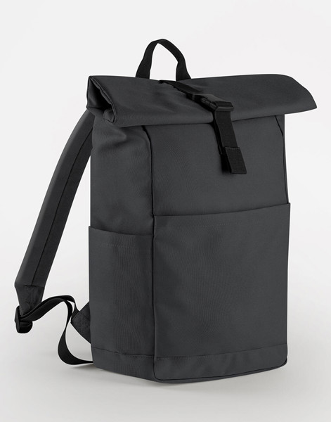 Premium Recycled Roll Top Backpack - Natural Stone / ONE SIZE