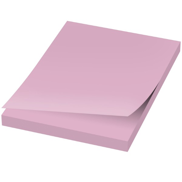 Sticky-Mate® A8 memoblok 50x75mm - Lyserød / 100 pages