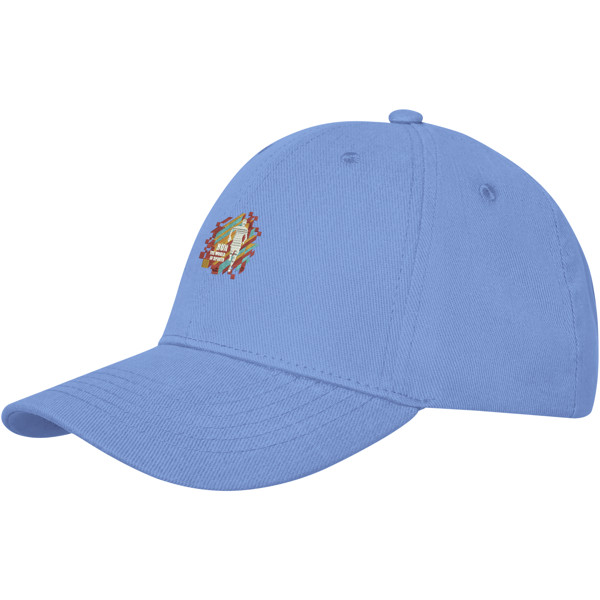 Davis 6 panel cap - Lichtblauw