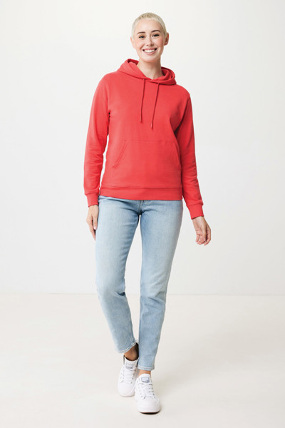 Sweat à capuche en coton recyclé Iqoniq Jasper - Luscious Red / XXXL