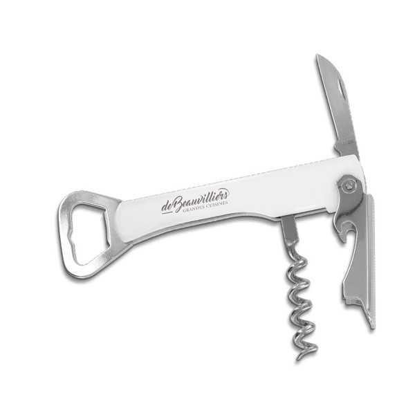 SOMMELIER LIMONADIER TIRE-BOUCHON DECAPSULEUR - Blanc