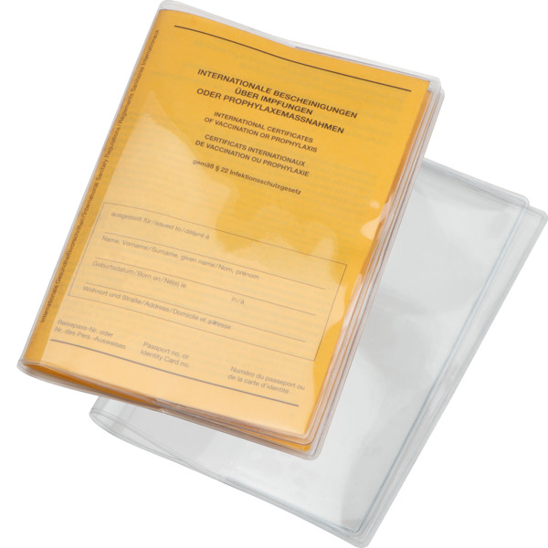 PVC document cover LUCA - Transparent