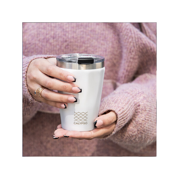 CALYPSO 886 - BND886 - Gobelet en acier inoxydable recyclé à double paroi, 330 ml / 11 oz