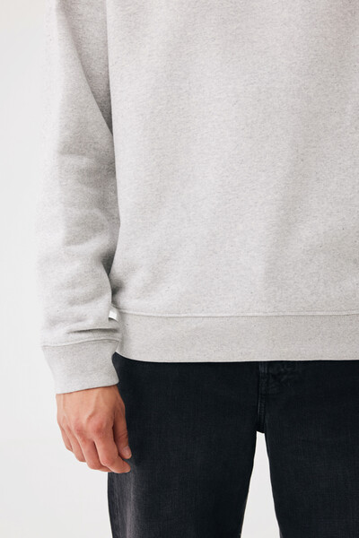 Mikina IQONIQ Torla z recyklované bavlny - Light Heather Grey / XL