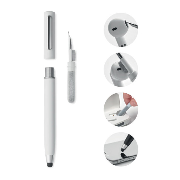 Impression Stylo bille, embout pour écran tactile, nettoyeur d