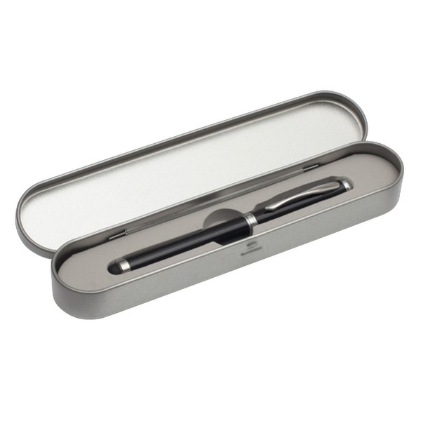 Supreme ballpen with laser pointer - 4 in 1 - Black