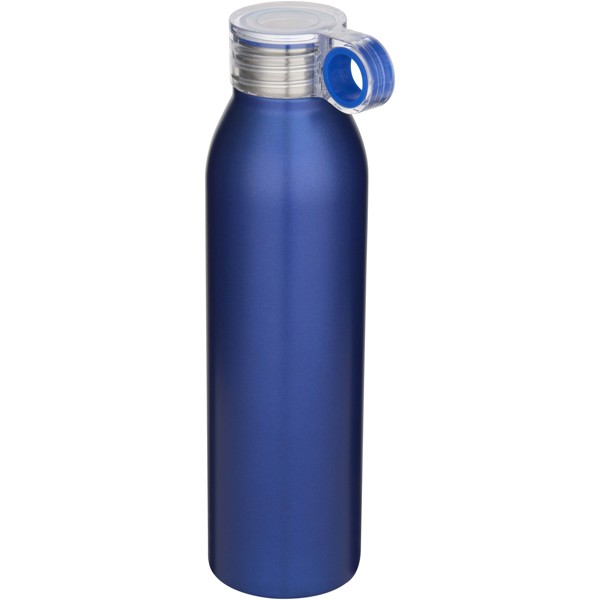 Bouteille d’eau Grom de 650 ml en acier inoxydable recyclé certifié RCS - Bleu royal