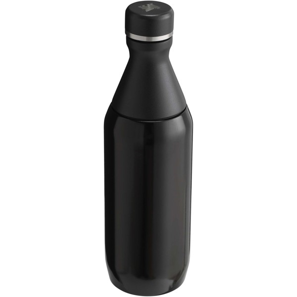 Stanley 350 ml All Day Slim Flasche - schwarz glänzend