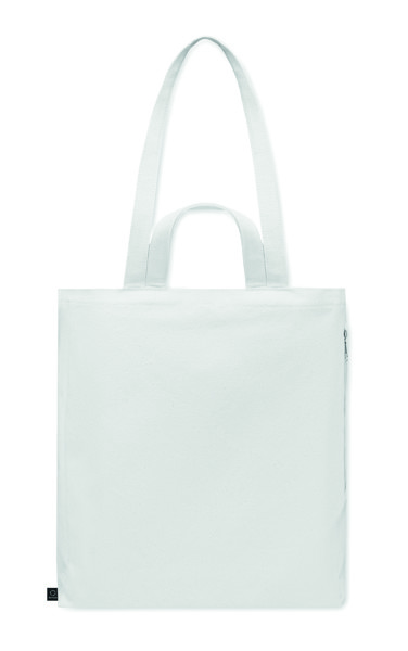 Reciklirana torbica Gave Color, 380 g/m², bombaž RPET - Bela