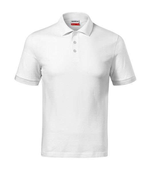Polokošeľa Pánska Rimeck® Resist Heavy Polo - Biela / XL