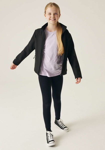 Junior Ablaze Softshell - Black / Classic Red / 5/6