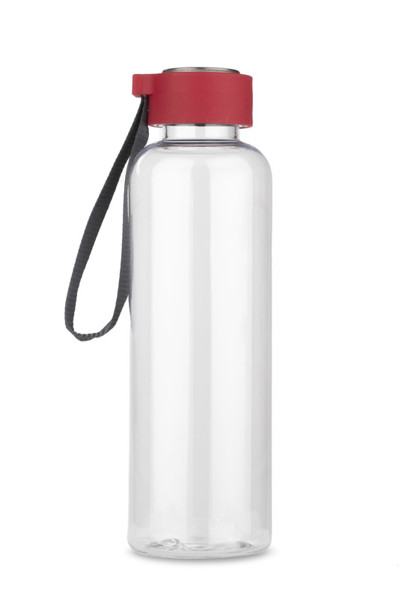 Butelka CLEAR 500 ml - Czerwony