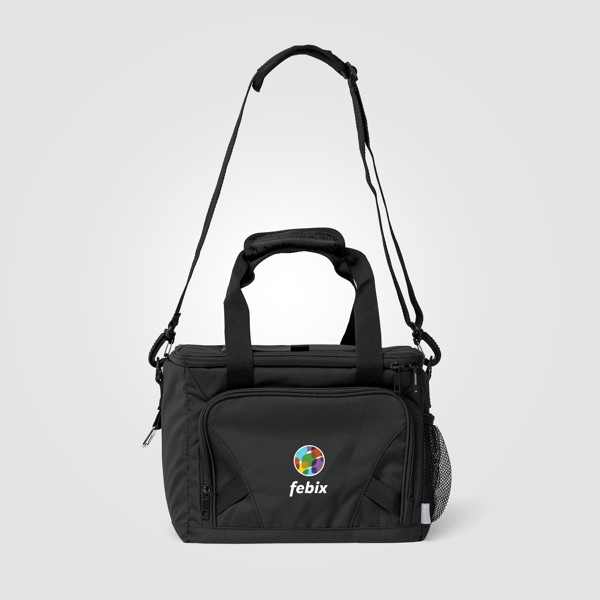 Sac de Pique-Nique 20 Canettes Coastal Threads™ - Noir / Transfert de chaleur