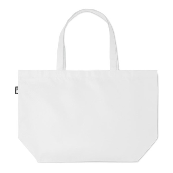 600D RPET large shopping bag Fama - White