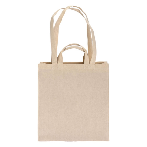 220 G/M2 Cotton Gusseted Shopper With Double Handles
