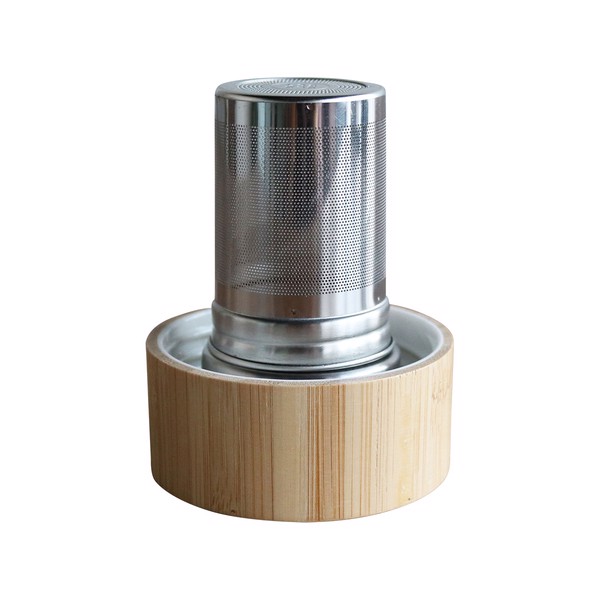 600 ml Gourmet glass bottle with tea infuser