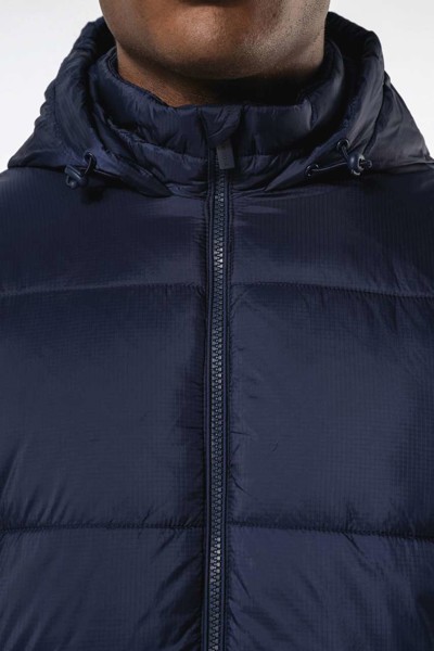 Unisex Recycled Ripstop Jacket With Hood - Black / 3XL