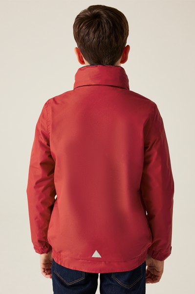 Kids Dover - Fleece Lined Jacket - Classic Red / Navy / 3/4