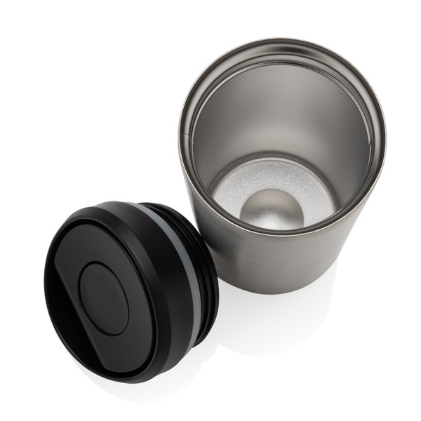 Termohrnek 400ml Avira Alix z RCS recykl. nerezové oceli - Stříbrná